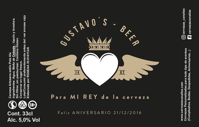 Personalizada Aniversario - Corazón 2