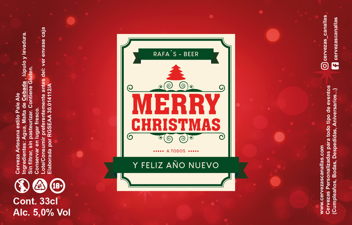 Cerveza Personalizada Navidad - Emotion