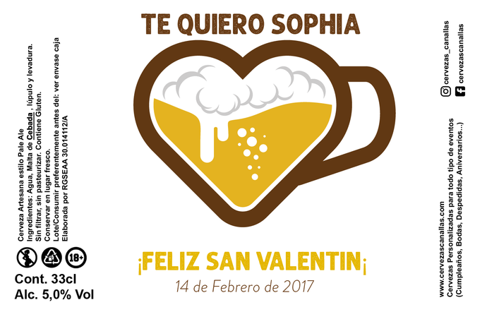 Personalizada San Valentín - CerveLove